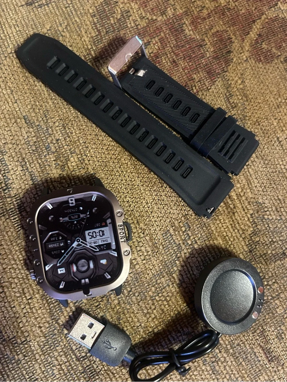 3 lot PLEIVO Smart Watch NEW black Sports Mode, Sleep Monitor,Wireless Calls